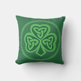 Celtic Knot Shamrock Kudde