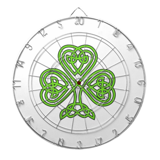 Celtic Knot Shamrock Piltavla (Framsidan)