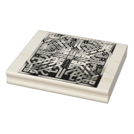 Celtic Knot Square Rubber Frimärke Stämpel