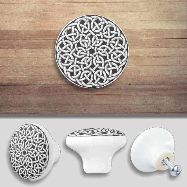 Celtic Knot Stil Door Knob Kabinett Drag Knopp (Skapare uppladdad)