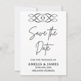 Celtic Knot Wedding Save the Date Card
