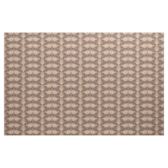 Celtic Knot Woodburn Mönster Tyg (Fat Quarter)