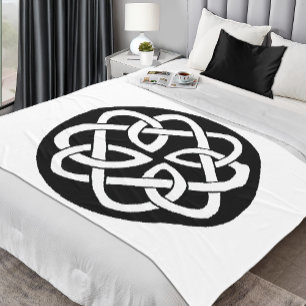 Celtic Knot Work Circle Fleecefilt