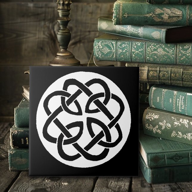 Celtic Knot Work Circle Kakelplatta (Skapare uppladdad)
