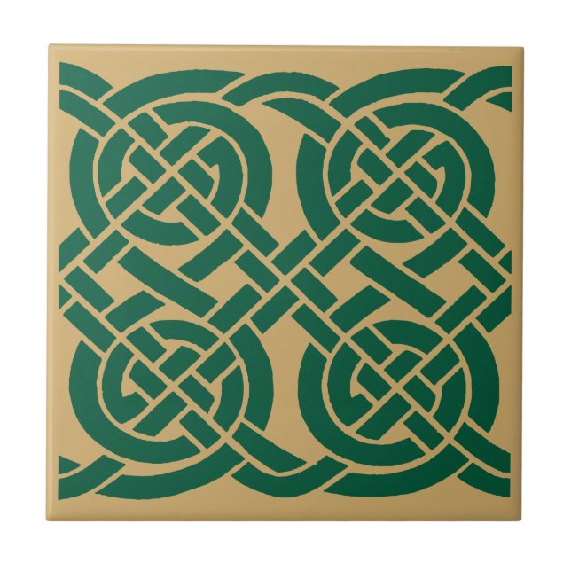 Celtic Knots Frieze Pattern Kakelplatta (Framsidan)