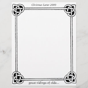 Celtic Knots Vintage jul Brev 2009