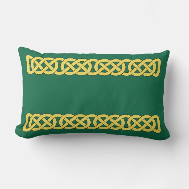 Celtic Knotwork Band Lumbarkudde (Framsida)