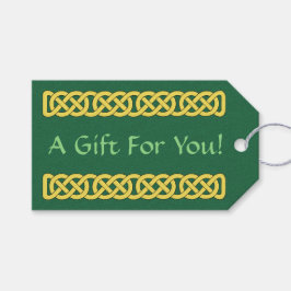 Celtic Knotwork Band Presentetikett