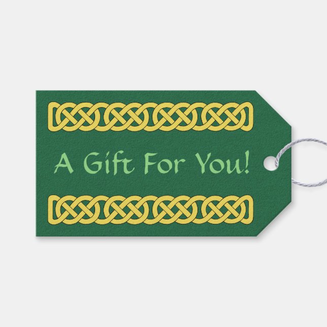 Celtic Knotwork Band Presentetikett (Framsidan (Horisontell))