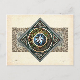 Celtic Knotwork Design vykort