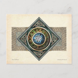 Celtic Knotwork Design vykort