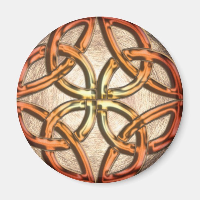 Celtic Knotwork Enamel Magnet (Framsidan)