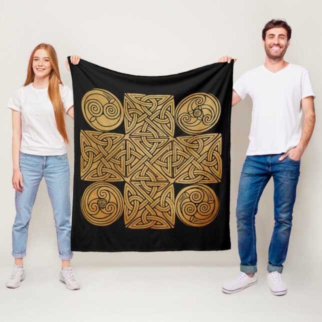 Celtic Knotwork Kor Fleecefilt (På plats)