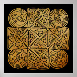 Celtic Knotwork Kor Poster