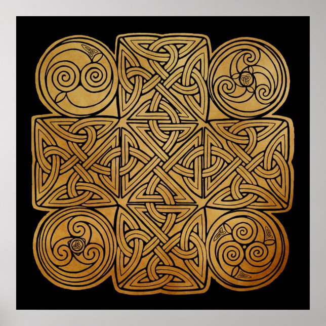 Celtic Knotwork Kor Poster (Framsidan)