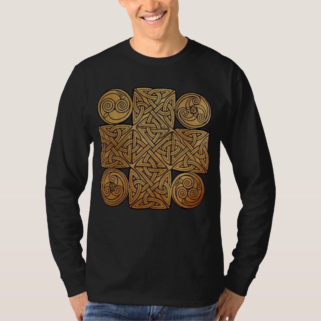 Celtic Knotwork Kor T-shirt (Framsida)