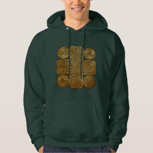 Celtic Knotwork Kor Tröja Med Luva