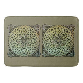 Celtic Knotwork Mandala Badrumsmatta