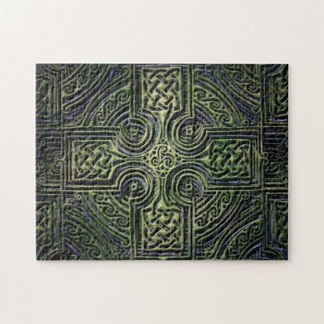 Celtic knotwork St. Patrick's Day Pussel (Horisontell)