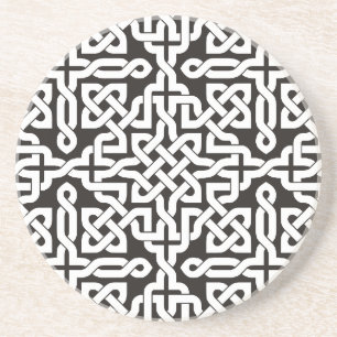 Celtic knotworkkustfartyg underlägg sandsten