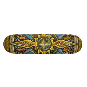 Celtic kompassSkateboard Mini Skateboard Bräda 18,5 Cm