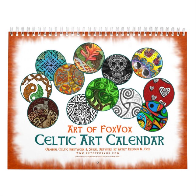 Celtic konst planlägger väggkalendern kalender (Omslag)