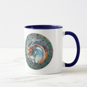 Celtic konstdrakemugg mugg