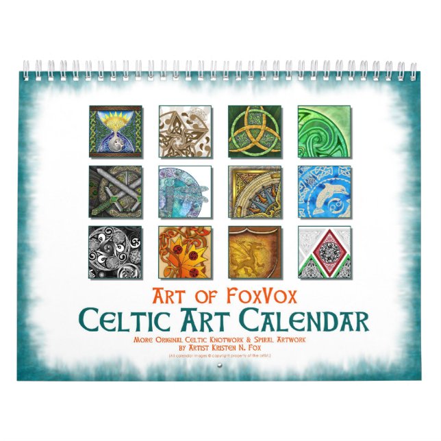 Celtic konstväggkalender kalender (Omslag)