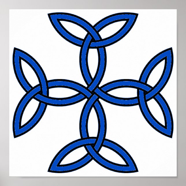 Celtic Kor 11 Blue Poster (Framsidan)