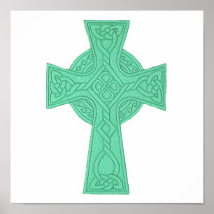 Celtic Kor 3 Grönt Poster