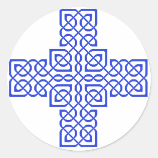 Celtic Kor 6 Blue Runt Klistermärke