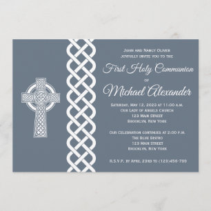 Celtic Kor Communion Call for Boys Inbjudningar