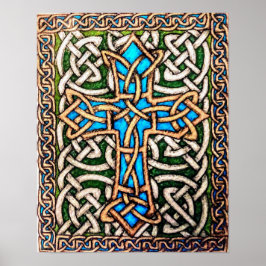 "Celtic Kor Design "- Penna och pennan Poster