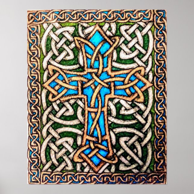 "Celtic Kor Design "- Penna och pennan Poster (Framsidan)