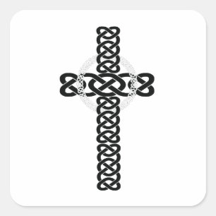 Celtic Kor Fyrkantigt Klistermärke
