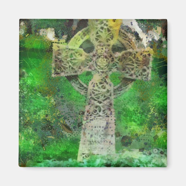 Celtic Kor Gravestone Magnet (Framsidan)