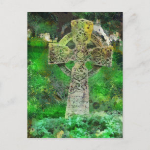 Celtic Kor Gravestone Vykort