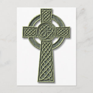 Celtic Kor - Grönt Stone Vykort
