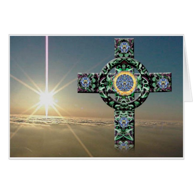 celtic kor hälsningskort (Framsidan Horizontal)