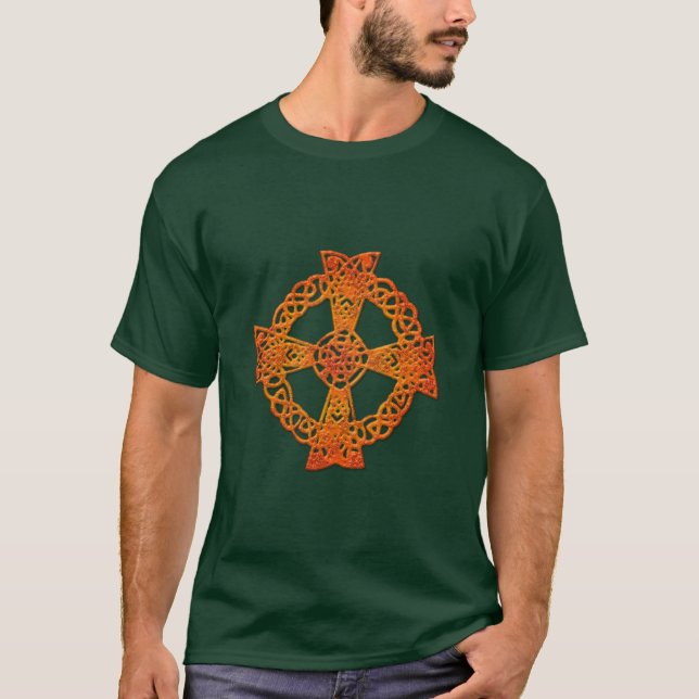 Celtic Kor Irish Art Design Tee (Framsida)