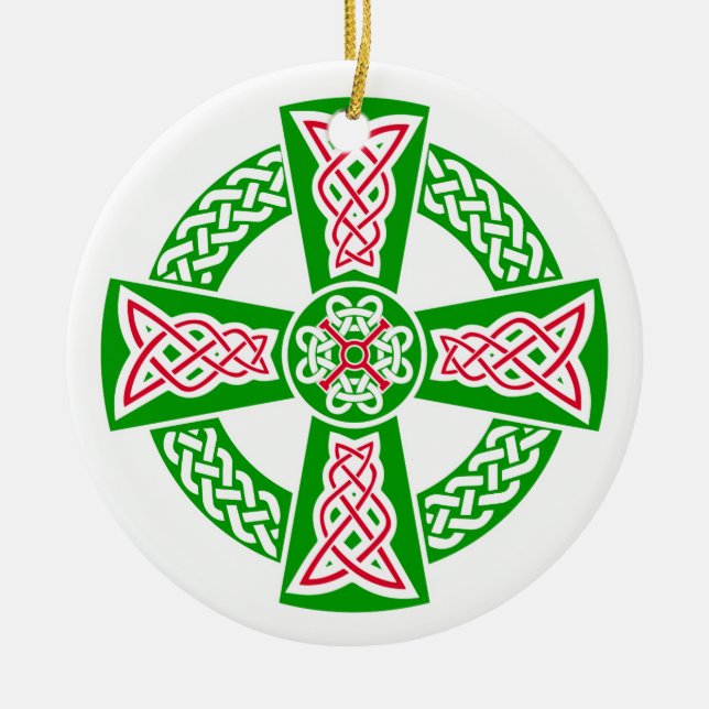 Celtic kor julgransprydnad keramik (Framsidan)