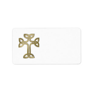 Celtic kor knot adressetikett