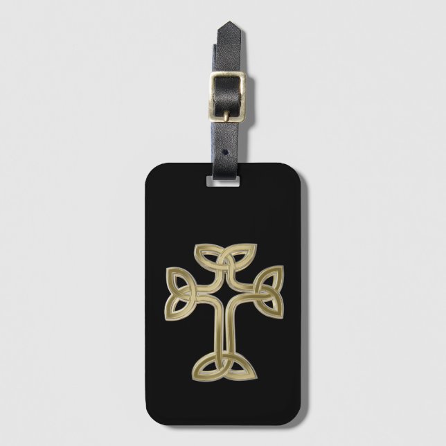 Celtic kor knot bagagebricka (Framsida vertikal)
