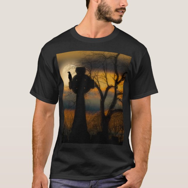 Celtic Kor Kråka T Shirt (Framsida)