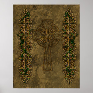 Celtic Kor och Kor Knots Poster
