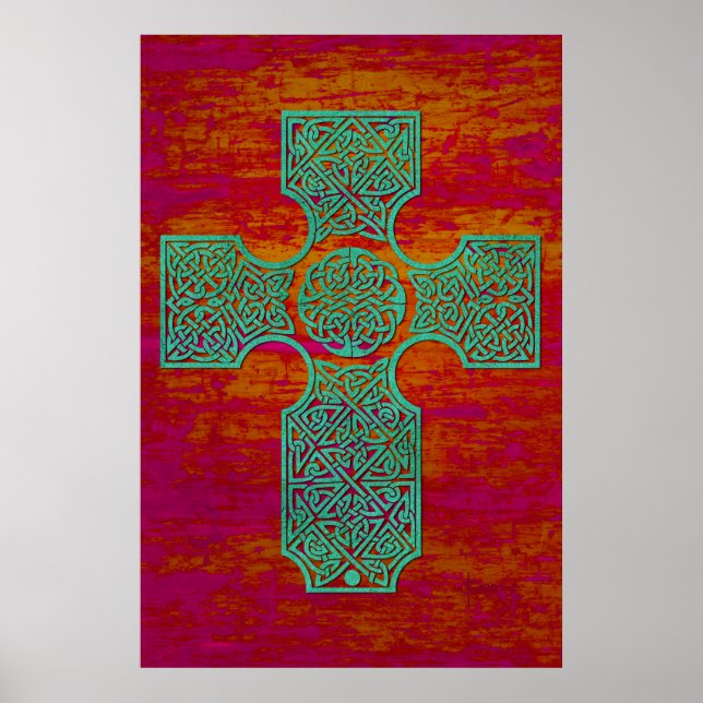 Celtic Kor: Patina on Red Poster (Framsidan)