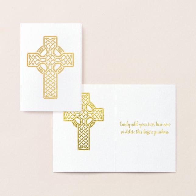 Celtic Kor | Religiösa Folierat Kort (Display)