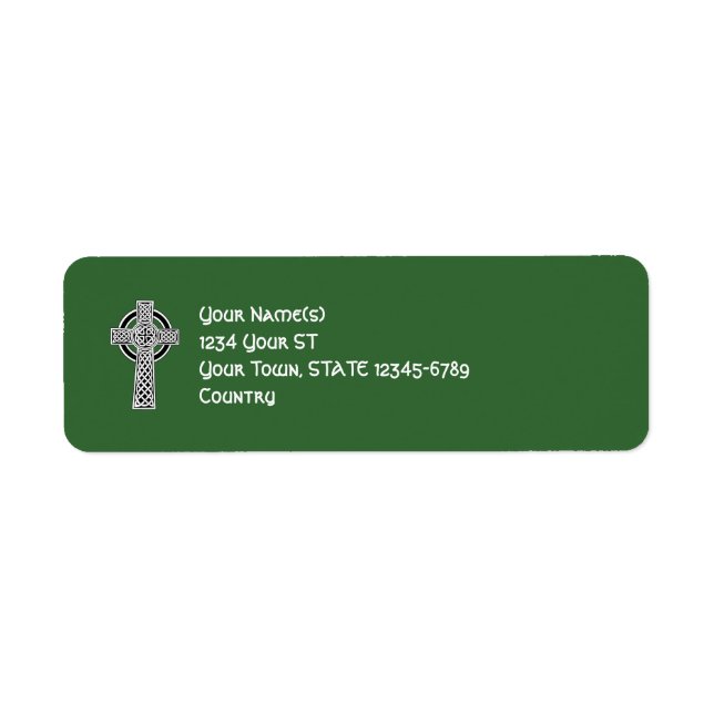 Celtic Kor - returetiketter Returadress Etikett (Framsidan)