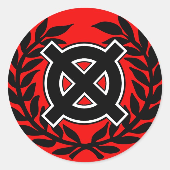 Celtic Kor Runt Klistermärke (Framsida)