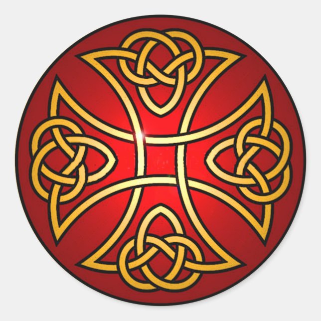 Celtic kor runt klistermärke (Framsida)